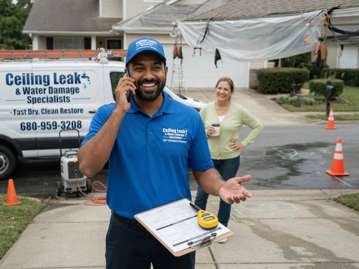 Ceiling Leak Cleanup Brunswick, NC FAQs